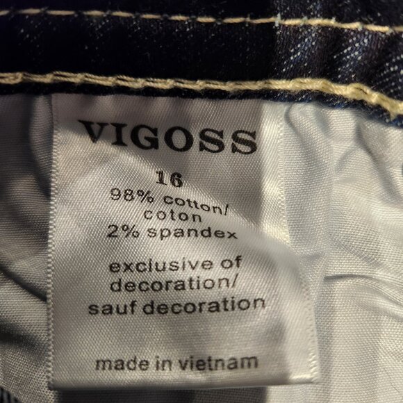 Vigoss Heritage Fit High Rise Straight Jeans - Picture 10 of 10